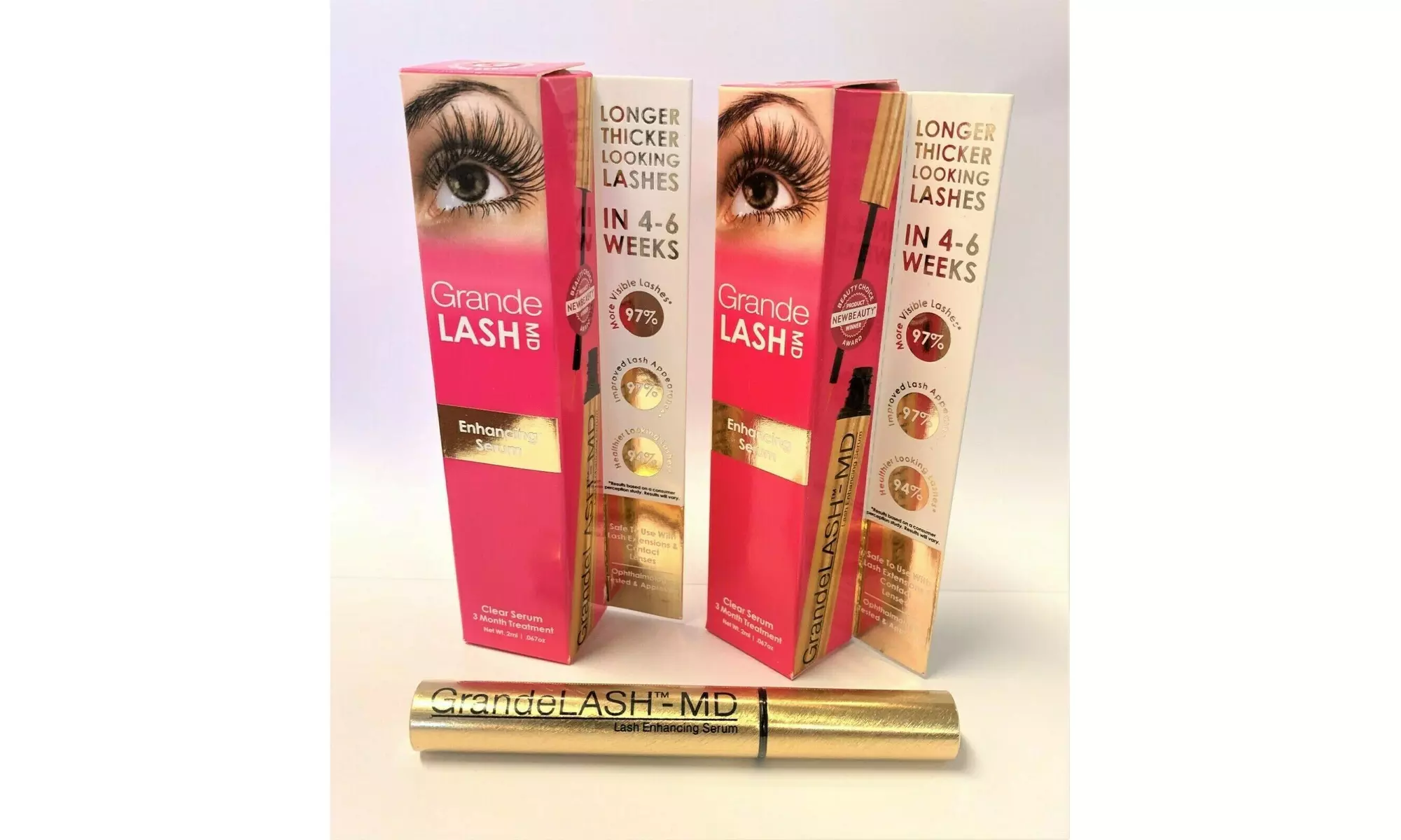 Grande Cosmetics GrandeLASH-MD Lash Enhancing Serum 1/2 PACK - Primary Image