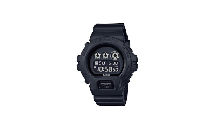 matte black digital watch