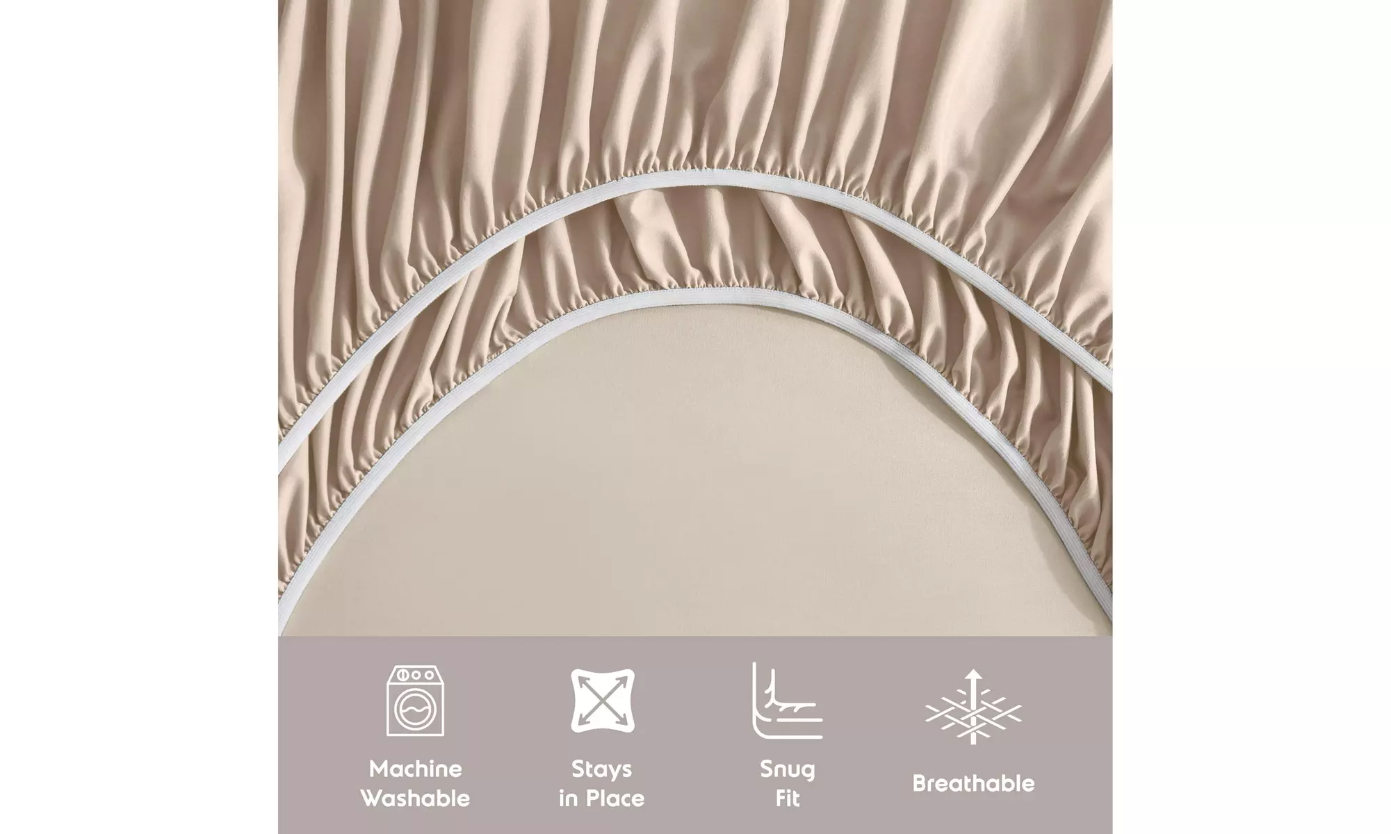 Nestl Split King Extra Soft Microfiber Deep Pocket Bed Sheet Set - 5 Piece