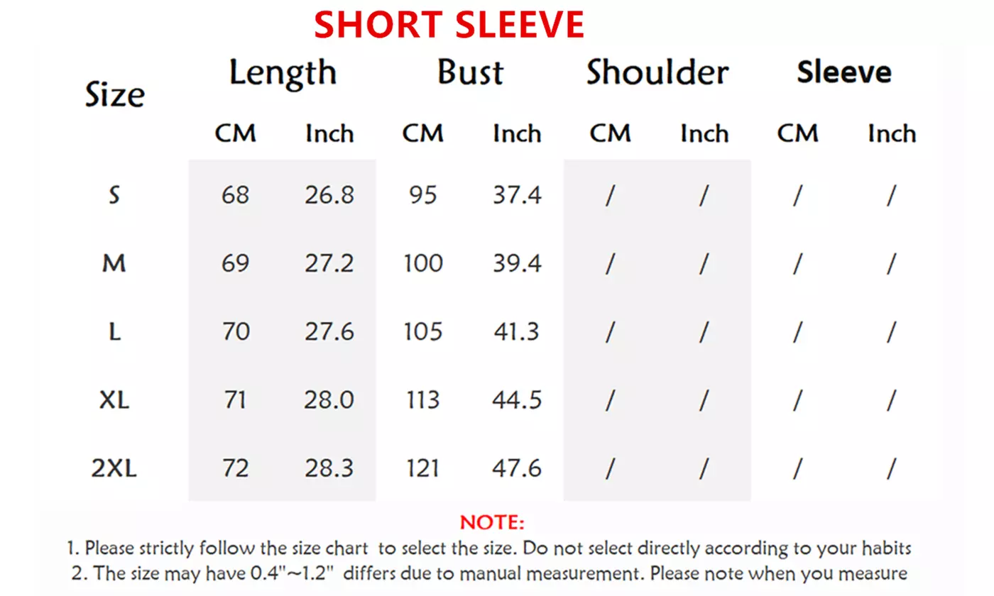 LESIES Women's V-Neck Tunic Style Short or Long Sleeve T-Shirts (S-2XL)