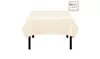 10 Pack 54" Square Wedding Banquet Polyester Fabric Tablecloths - Ivory
