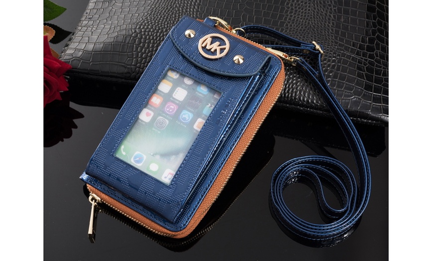 Image 25: Michael Kors Leather Crossbody