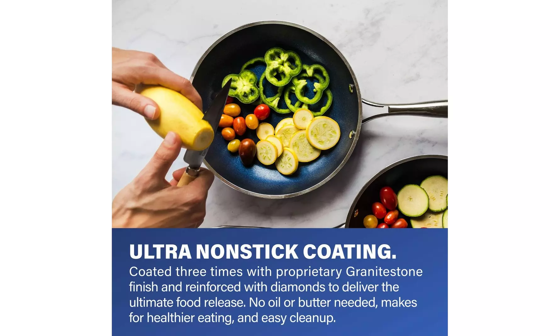 Granitestone 20-Piece Non-Stick Diamond Infused Cookware and Bakeware Set