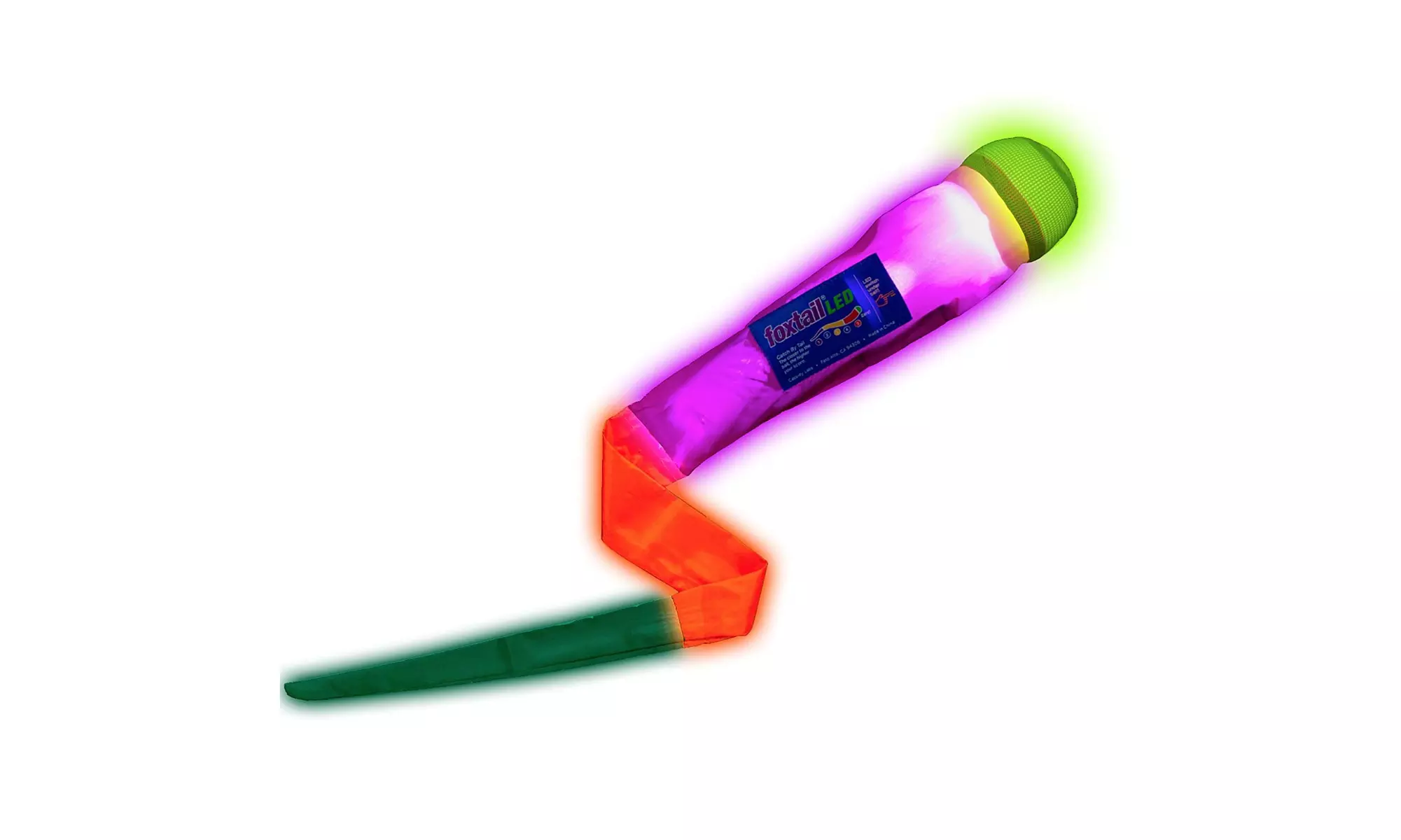 Cassidy Labs Foxtail LED - Light up Foxtail Ball - Night-Flying Foxtail Toy - Primary Image