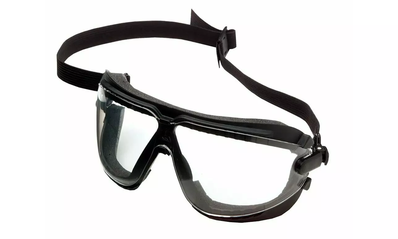 3M Dust Safety Goggles, Clear Lens, Adjustable Headband, ANSI Z87.1-2015 #16617 - Primary Image