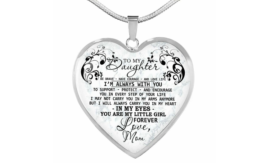 to my daughter necklace love mom