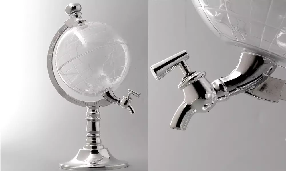 Globe Whisky Decanter And Drinks Dispenser With Tap - Second Medium