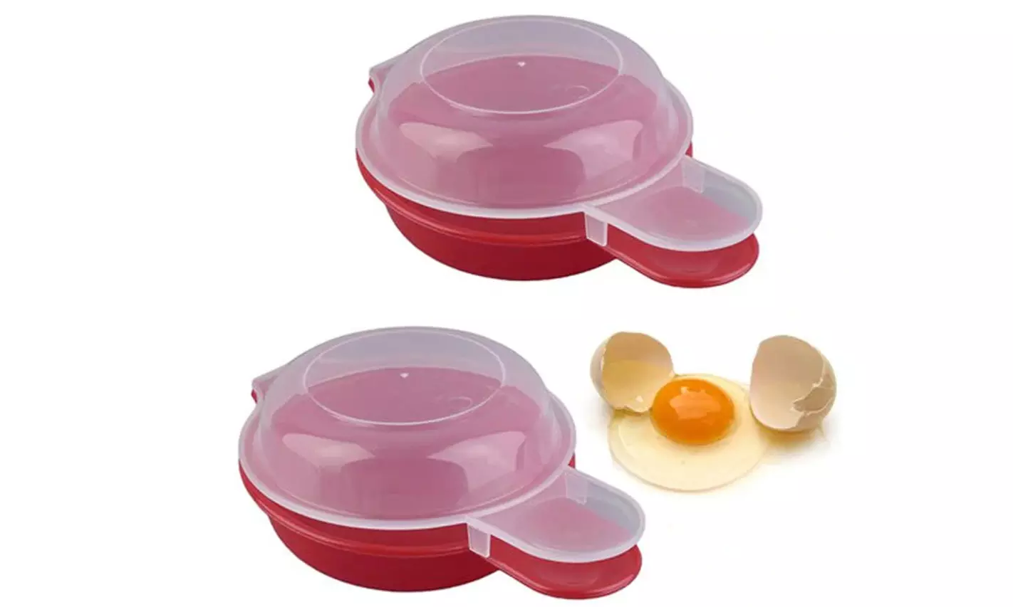 Easy Eggwich Microwave Egg Cookers Pan Set Egg Boiled Make Egg Muffin - Second Medium