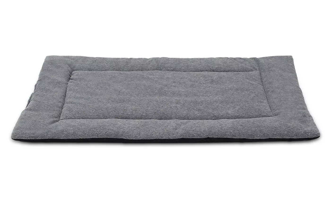 PetLuv Soft Fleece Reversible Dog Bed Mat Comfortable Crate Cushion Pad