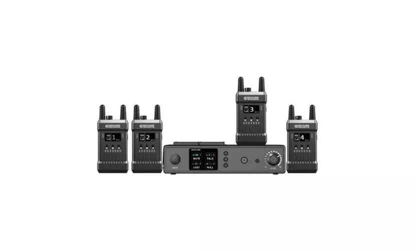 Hollyland Mars T1000 Full Duplex Intercom System (Base Station with 4 Beltpacks) - Primary Image