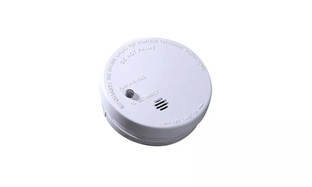 Kidde I9040e Fire Sentry Battery Operated Smoke Alarm, White, 4" - Primary Image