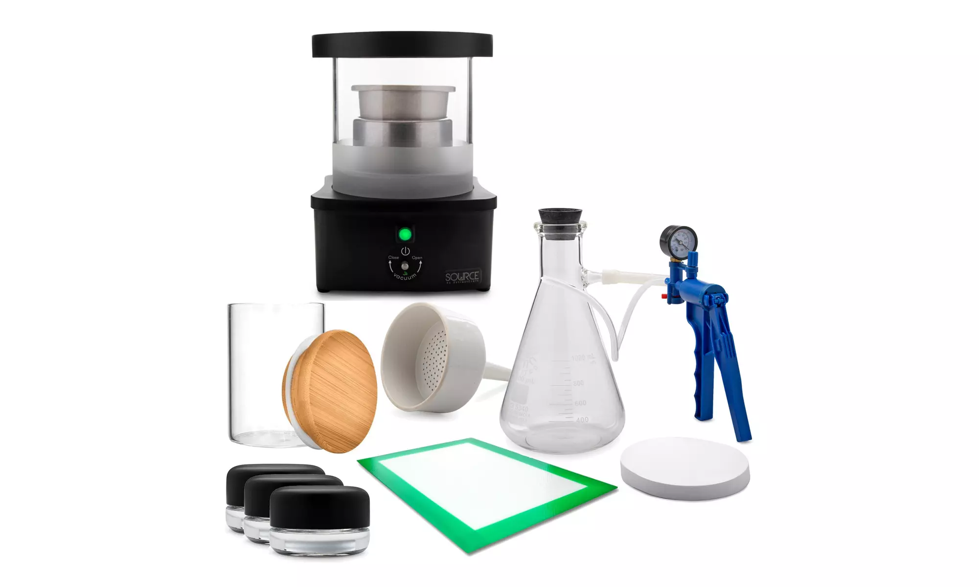 The Source Turbo by ExtractCraft & 420 Focus Buchner Filter Kit & Accessories - Primary Image