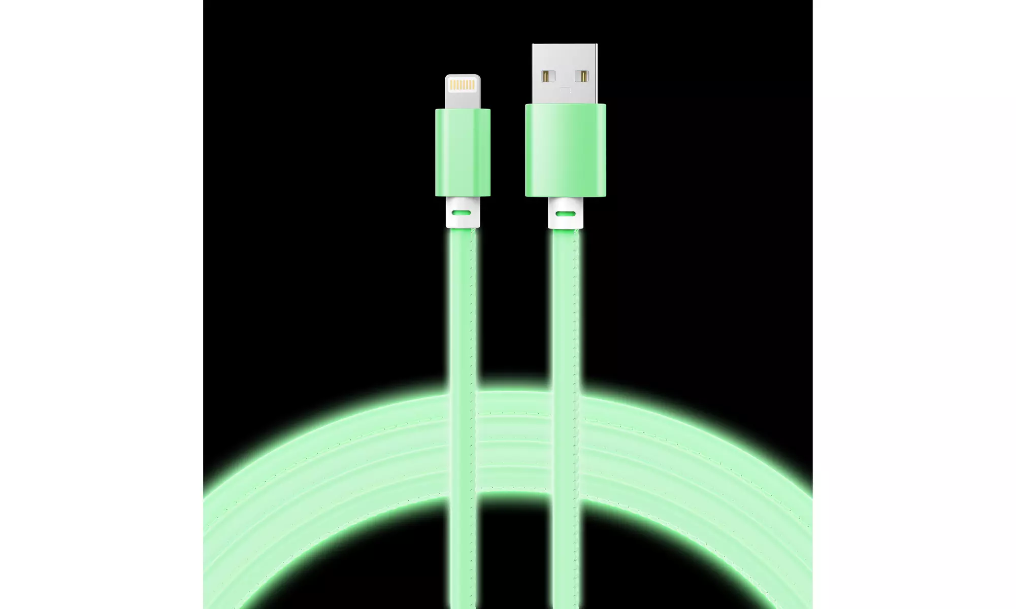 Glow in the Dark Apple MFi Certified USB to Lightning Cable