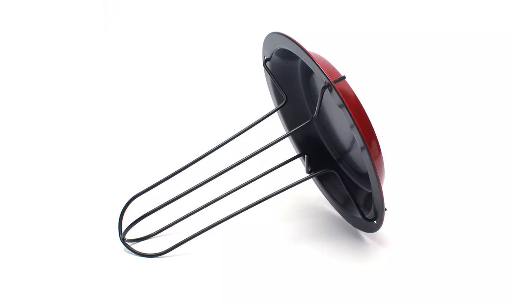Tuscom Chicken  Holder Rack Grill Stand Roasting  BBQ Rib Non Stick Carbon Steel - Second Medium