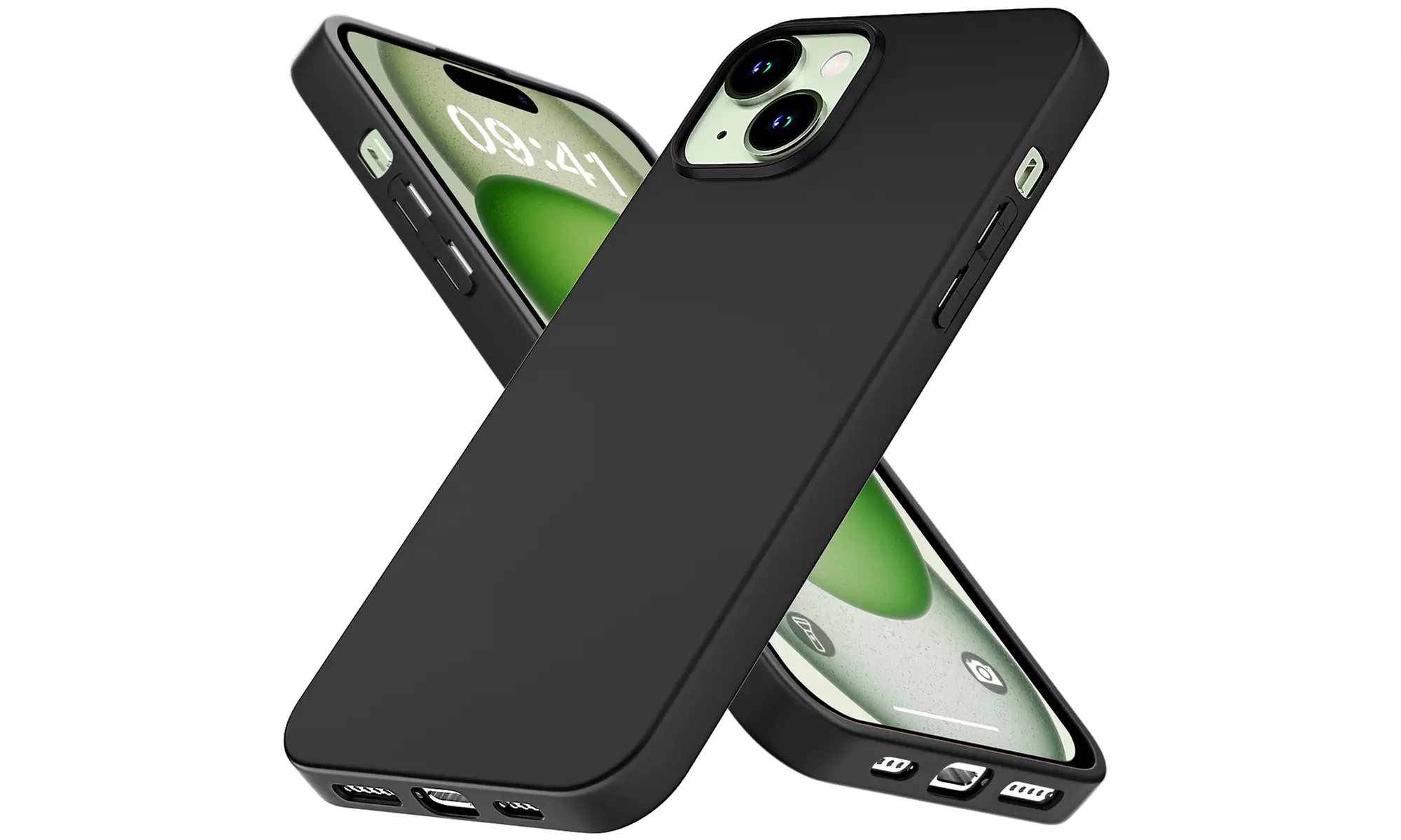 For iPhone 15 Pro Max/15 Case Shockproof Ultra Slim Soft Protective Cover