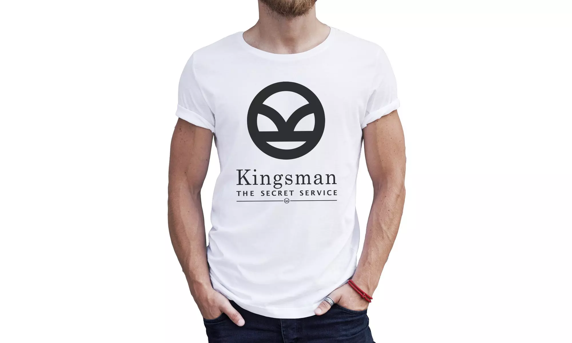 Kingsman Logotype Symbol Wilderness Mens T-Shirt - Primary Image