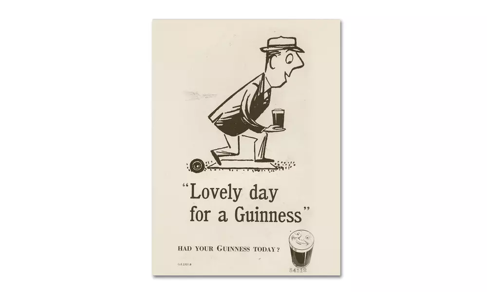 Guinness Brewery 'Lovely Day For A Guinness II' Canvas Art - Second Medium