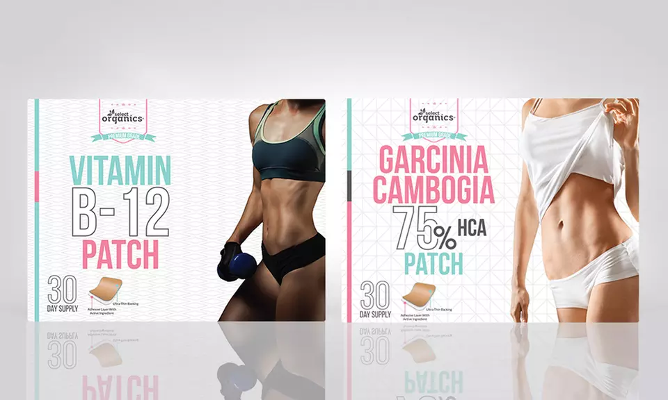 Select Organics Vitamin B12 & Garcinia Cambogia Fat Burner Patch (1- or 2-Pack) - Primary Image