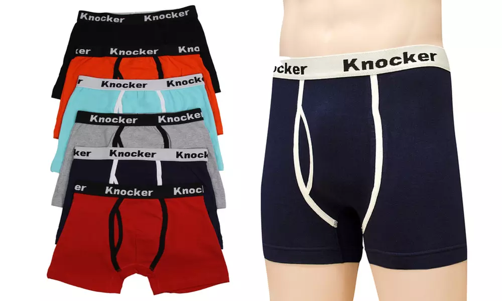 Men's Essential Cotton-Blend Boxer Briefs (6-Pack)
