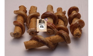 HDP Dental Curly Superchew Bully Sticks Made in USA Odor Free