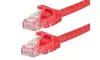 Monoprice Flexboot Cat6 Ethernet Cable Snagless RJ45, 550Mhz, 24AWG, 2ft Red