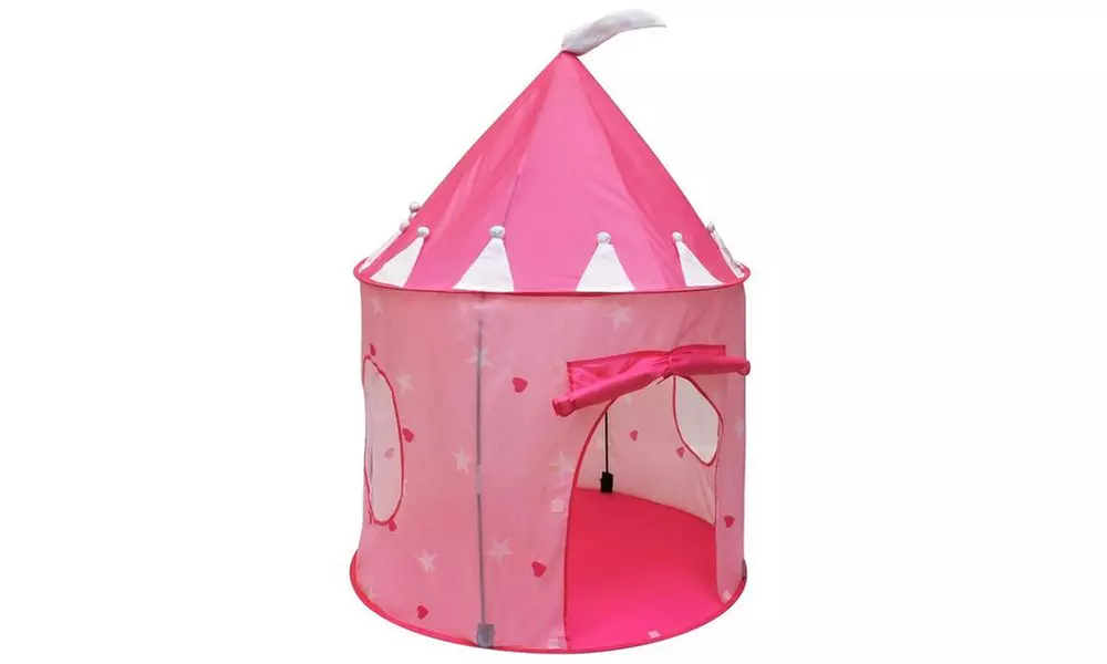 Click N' Play Girl's Princess Castle Play Tent, Pink - Primary Image