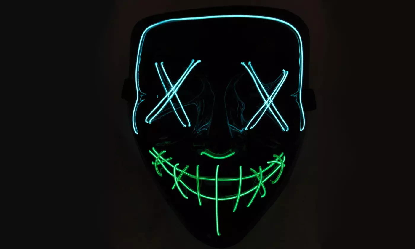 Halloween LED Purge Mask Light Up Funny Masks