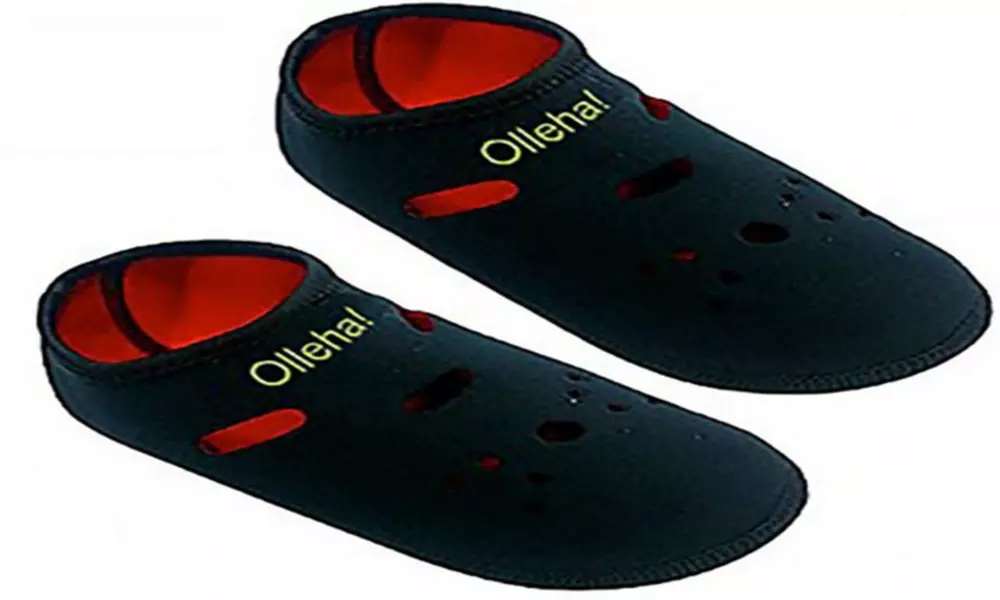 Unique Anti Slip Neoprene Chinese Style Quick Slip On Slippers (2 pairs) - Primary Image