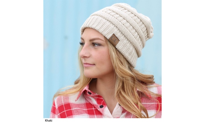 womens knit beanie hats