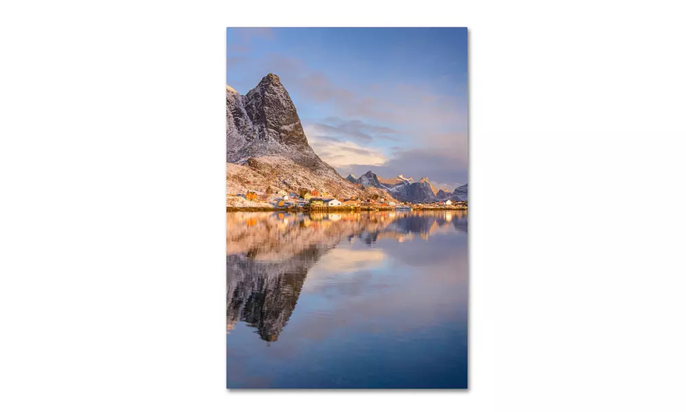 Michael Blanchette Photography 'Mountain Cascade' Canvas Art - Second Medium