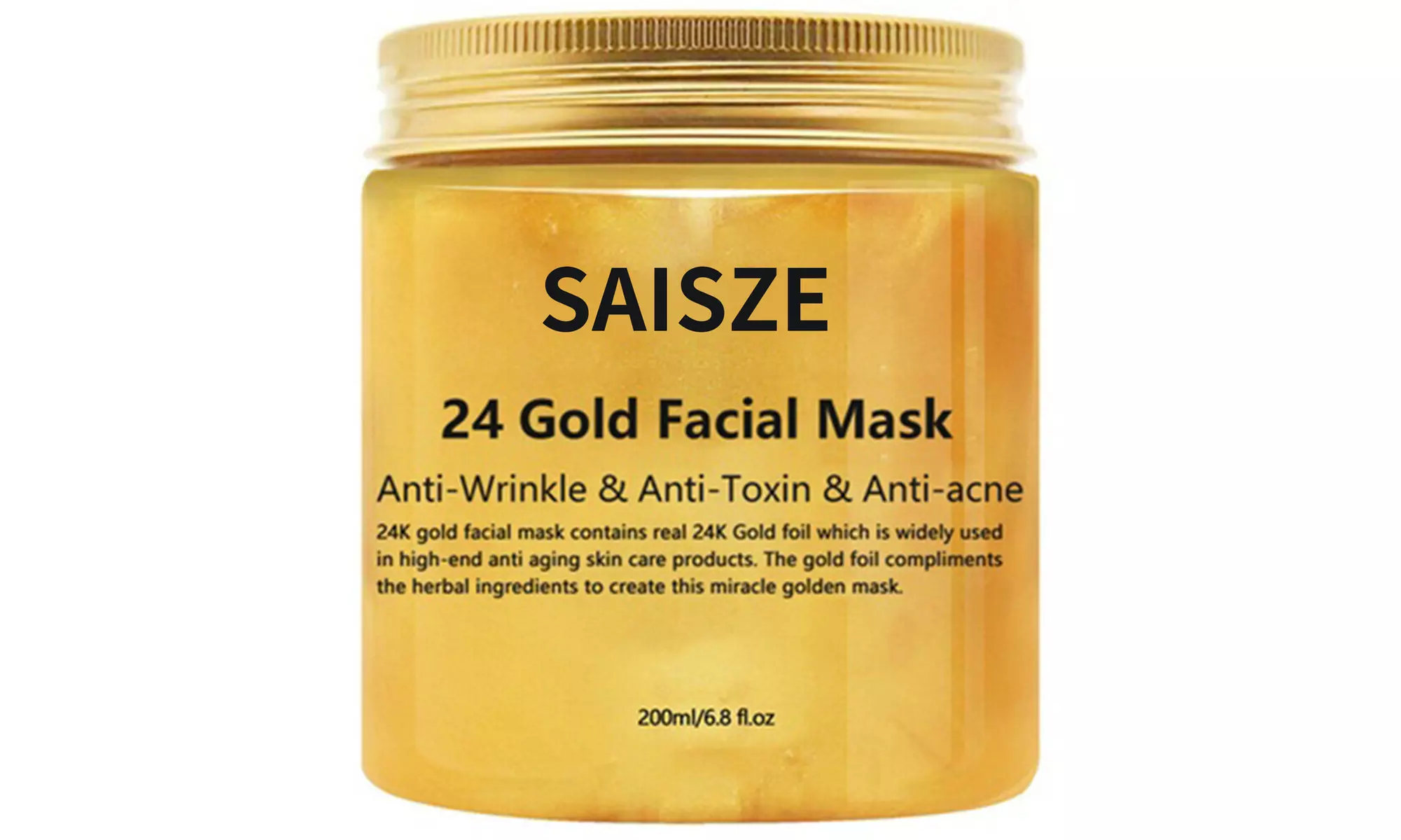24K Gold Collagen Facial Face Mask Moisture Anti Aging Remove Wrinkle Skin Care