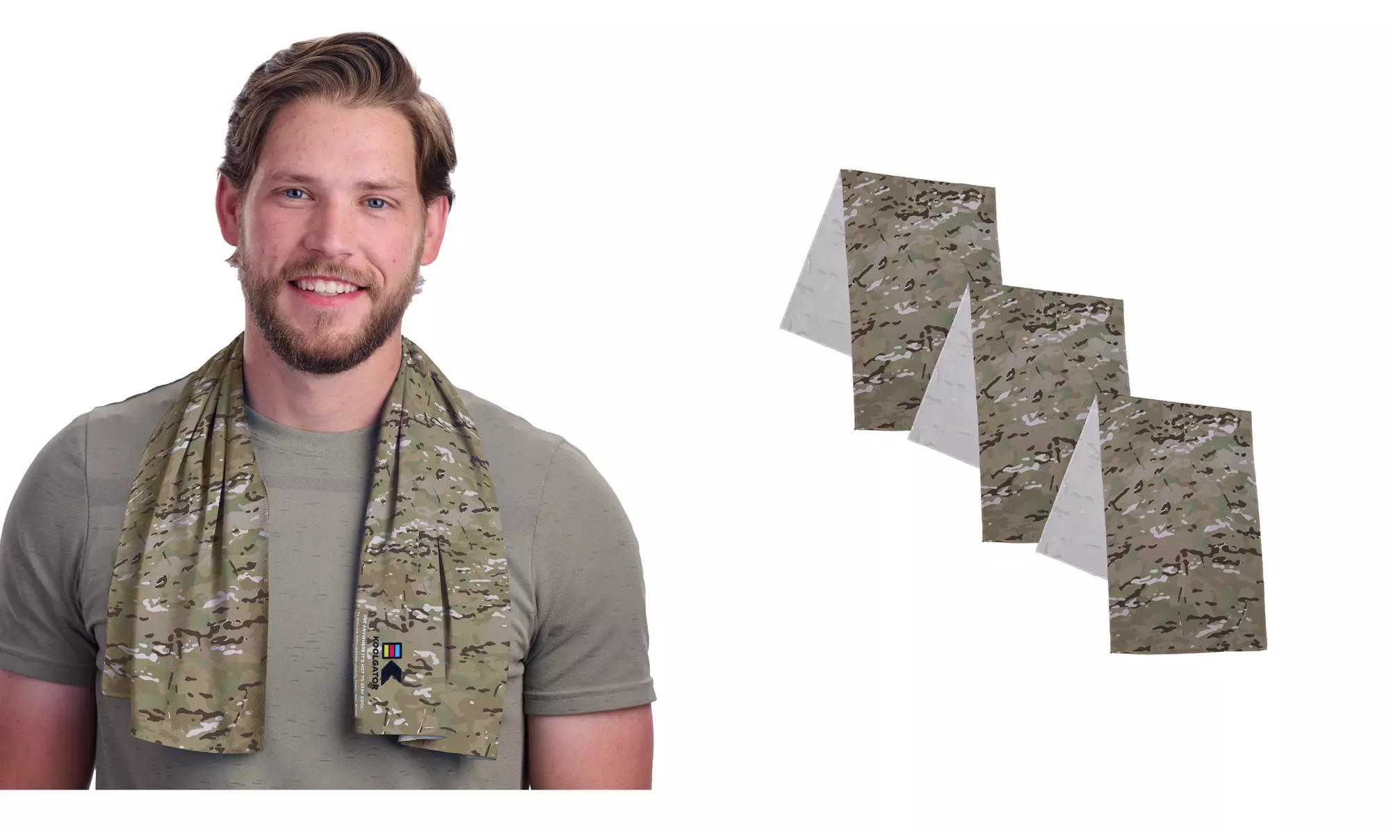 KOOLGATOR Dual Purpose SPF 30 Cooling Towel