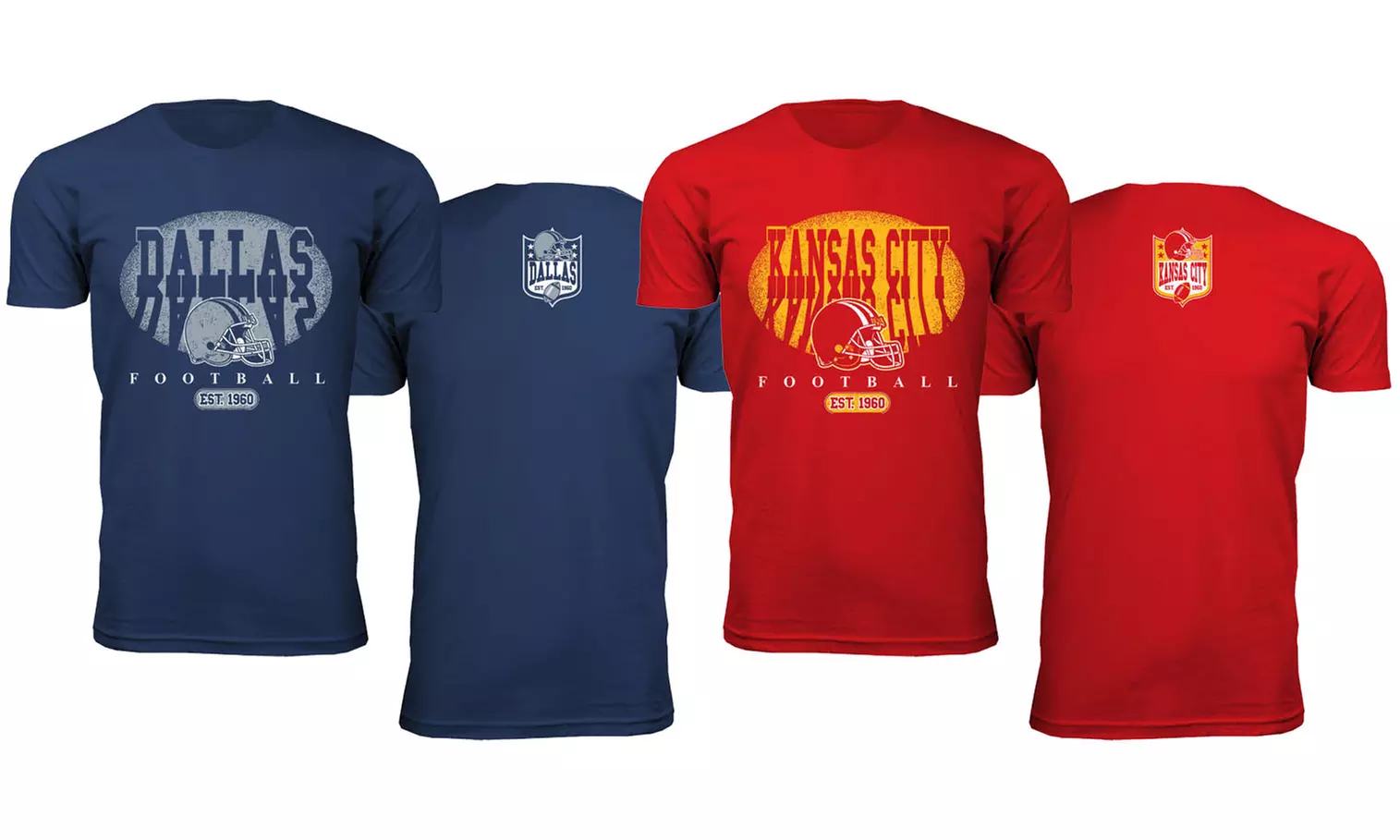 Men Football Shadow T-Shirt (M-3XL)