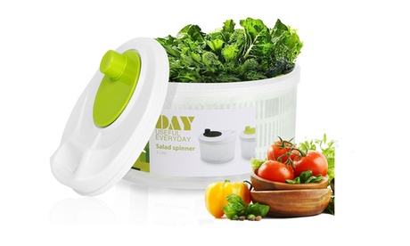 IMounTEK 3L Salad Spinner & Vegetable Washer Quick Easy Lettuce Dryer & Drainer