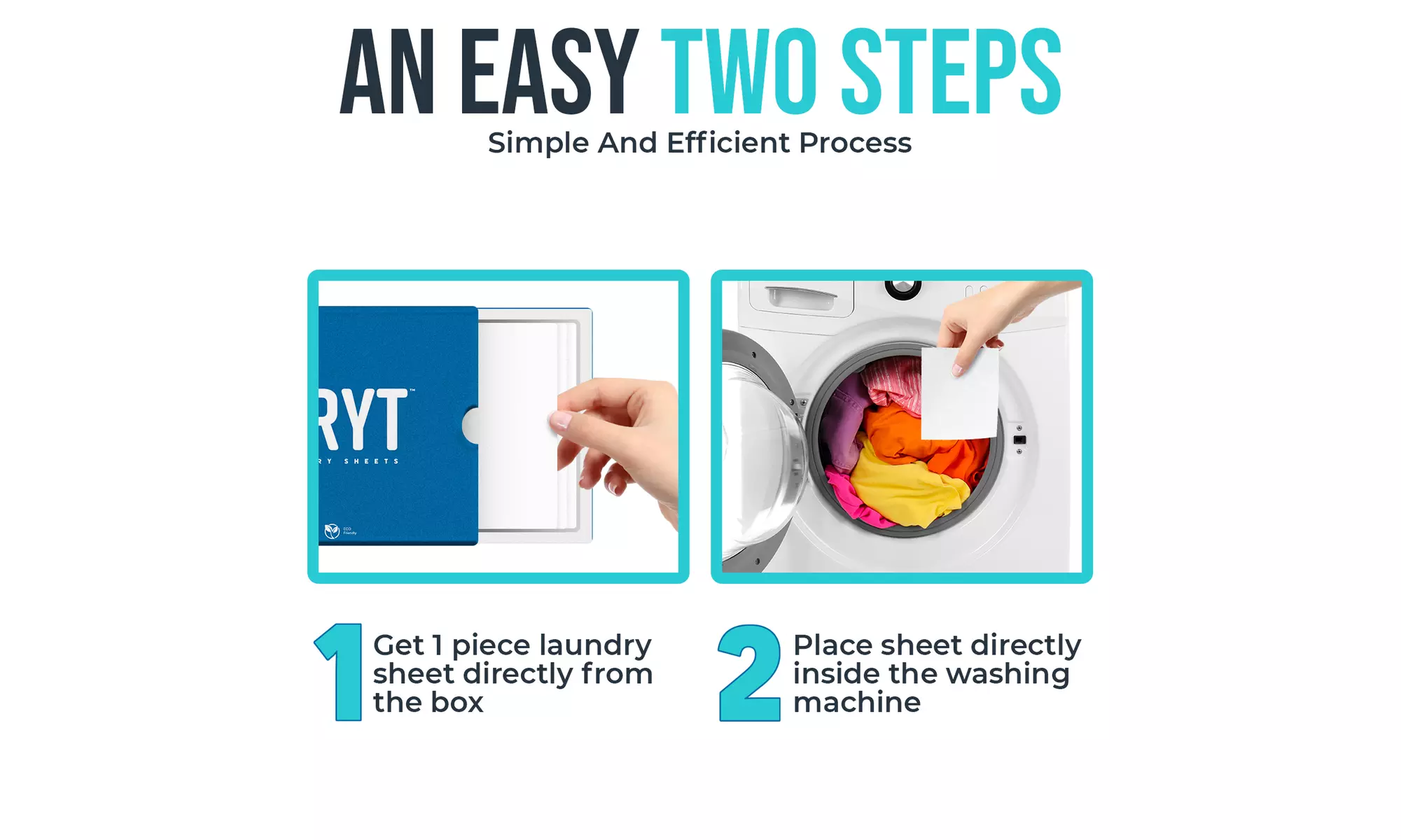 Laundry Detergent Eco Friendly Sheets for Home, Dorm, and Travel, 50 Loads