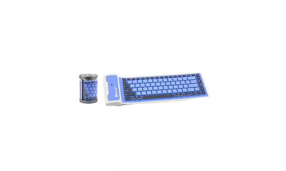 Type Out Of A Box With Flexible Silicone Bluetooth Keyboard - Primary Image