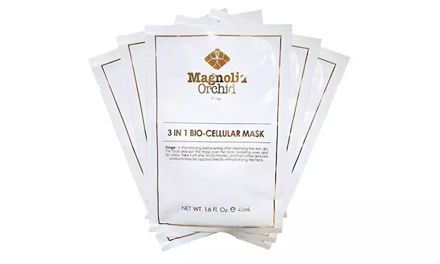 Magnolia Orchid Coconut Collagen 3 in 1 Bio-Cell Mask (Set of 5) - Second Medium