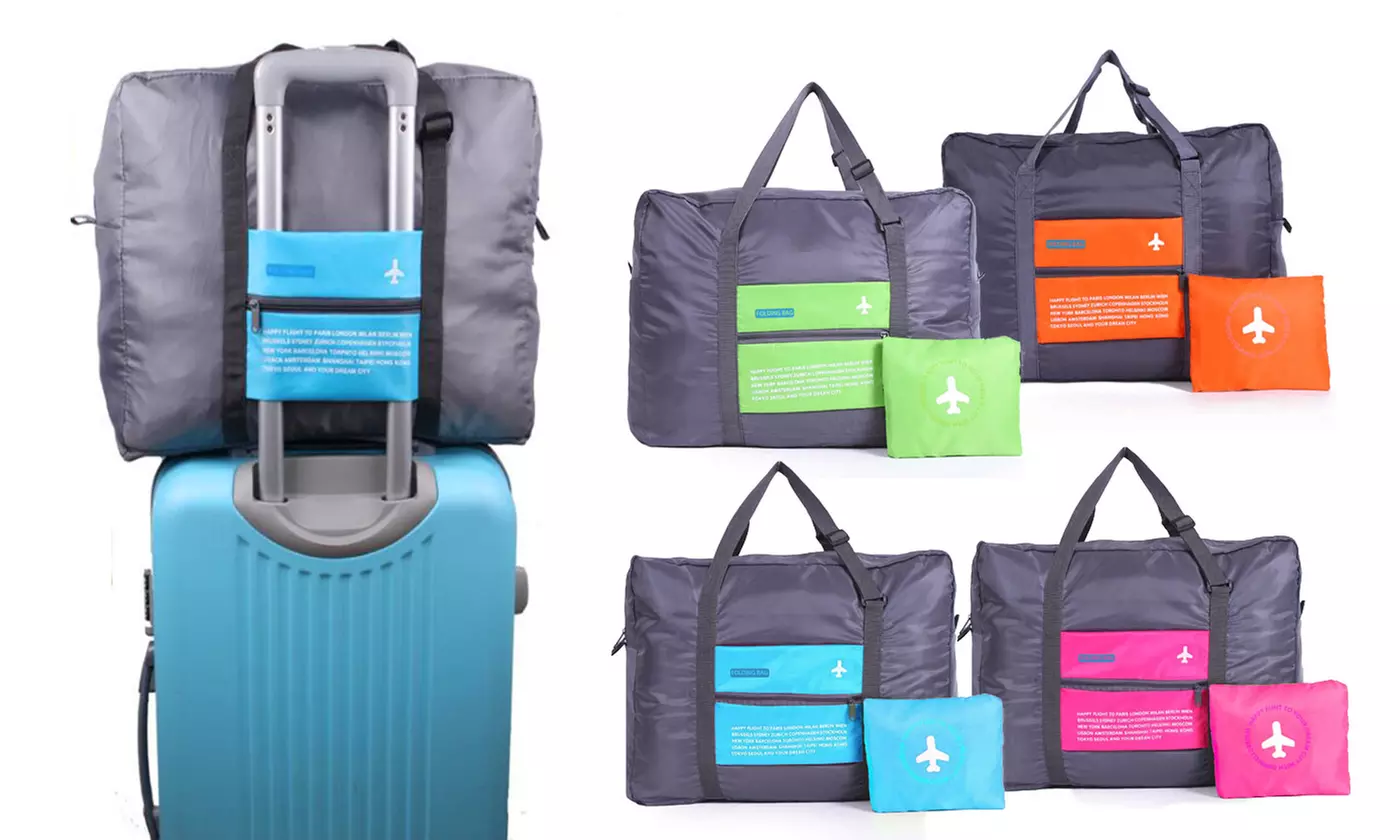 Foldable Travel Storage Luggage Carry-on Organizer Hand Shoulder Duffle Bag - Primary Image