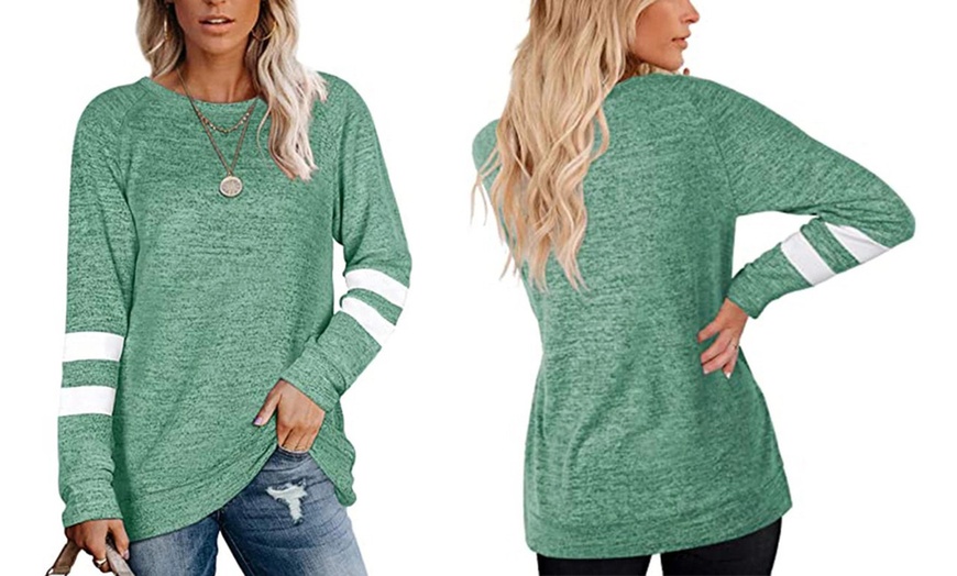 Up To 76% Off on Haute Edition Women's Varsity... | Groupon Goods