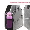 Image 3: Chest Bag Backpack , Water Repellent Crossbody Shoulder Pack Sling Travel Bag
