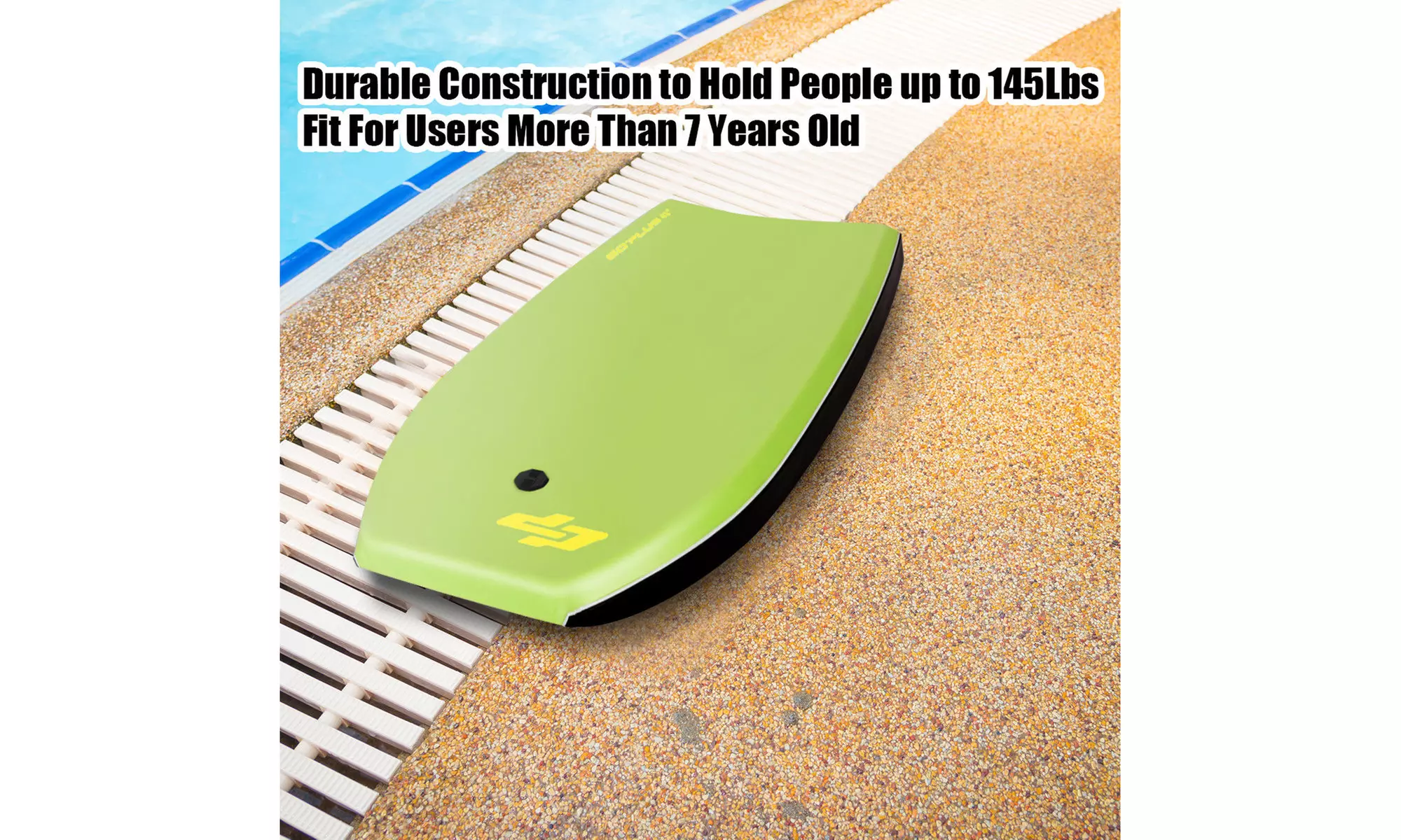 42'' Lightweight Super Bodyboard Surfing W/Leash IXPE Deck EPS Core Boarding