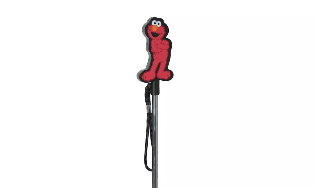  Sesame Street Kids Buds Elmo Oscar Cookie 3D Handle Umbrella - Second Medium