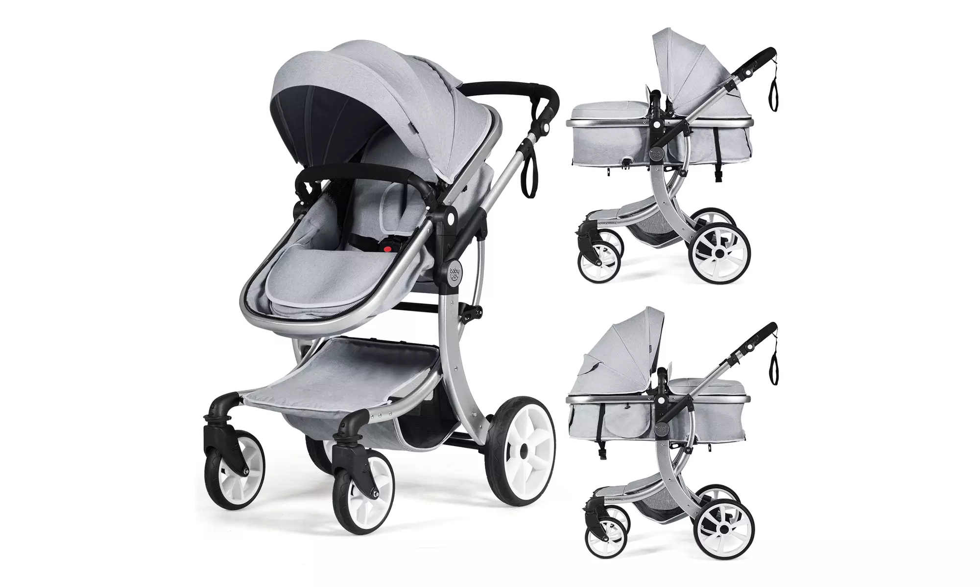 Babyjoy 2-in-1 Baby Stroller High Landscape Infant Stroller w/ Reversible Seat - Primary Image