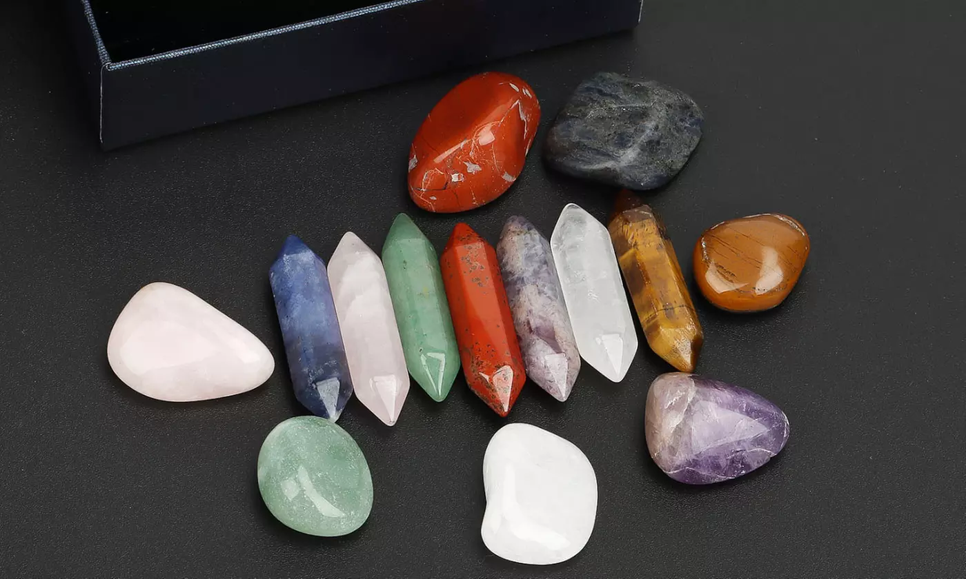 7 Chakra Natural Crystal Gemstone Tassel Hanging Stones Ornaments Car Home Decor