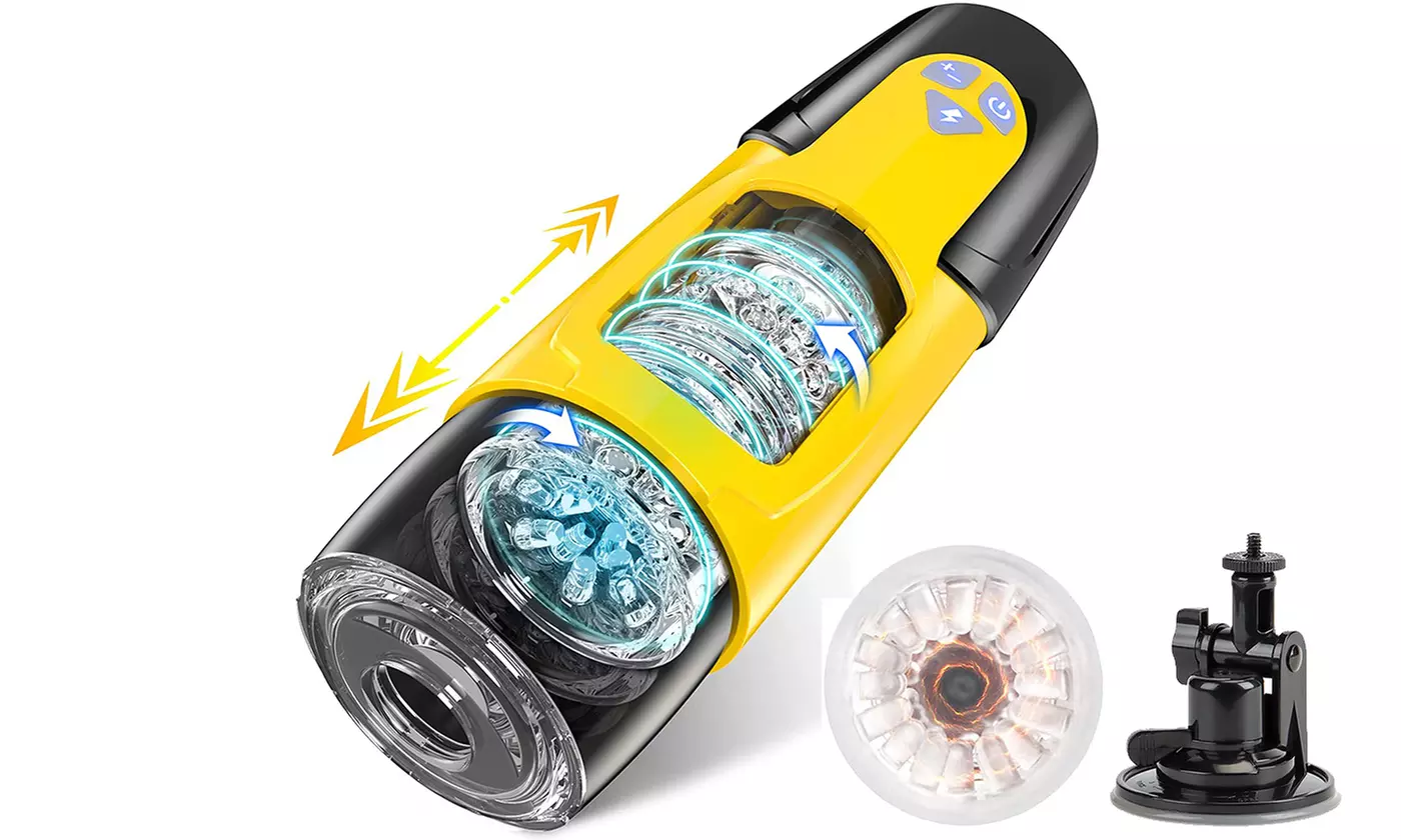 Automatic HandsFree Rotating Cup Thrusting Stroker Sex Toy