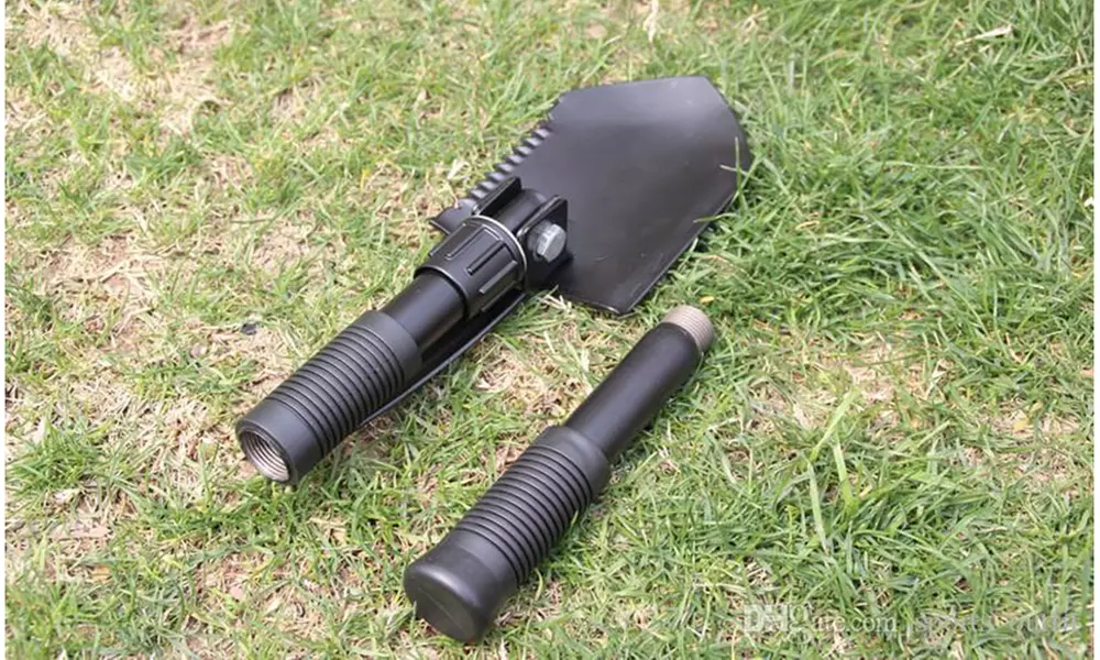 Military Survival Folding Shovel 5-in-1 Emergency Foldable Ice Shovel  - Second Medium