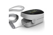 Finger Pulse Oximeter Blood Oxygen Saturation SpO2 Monitor (White, Black) - Second Medium