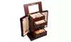 Armoire Jewelry Cabinet Box Storage Chest Stand Organizer Necklace Wood