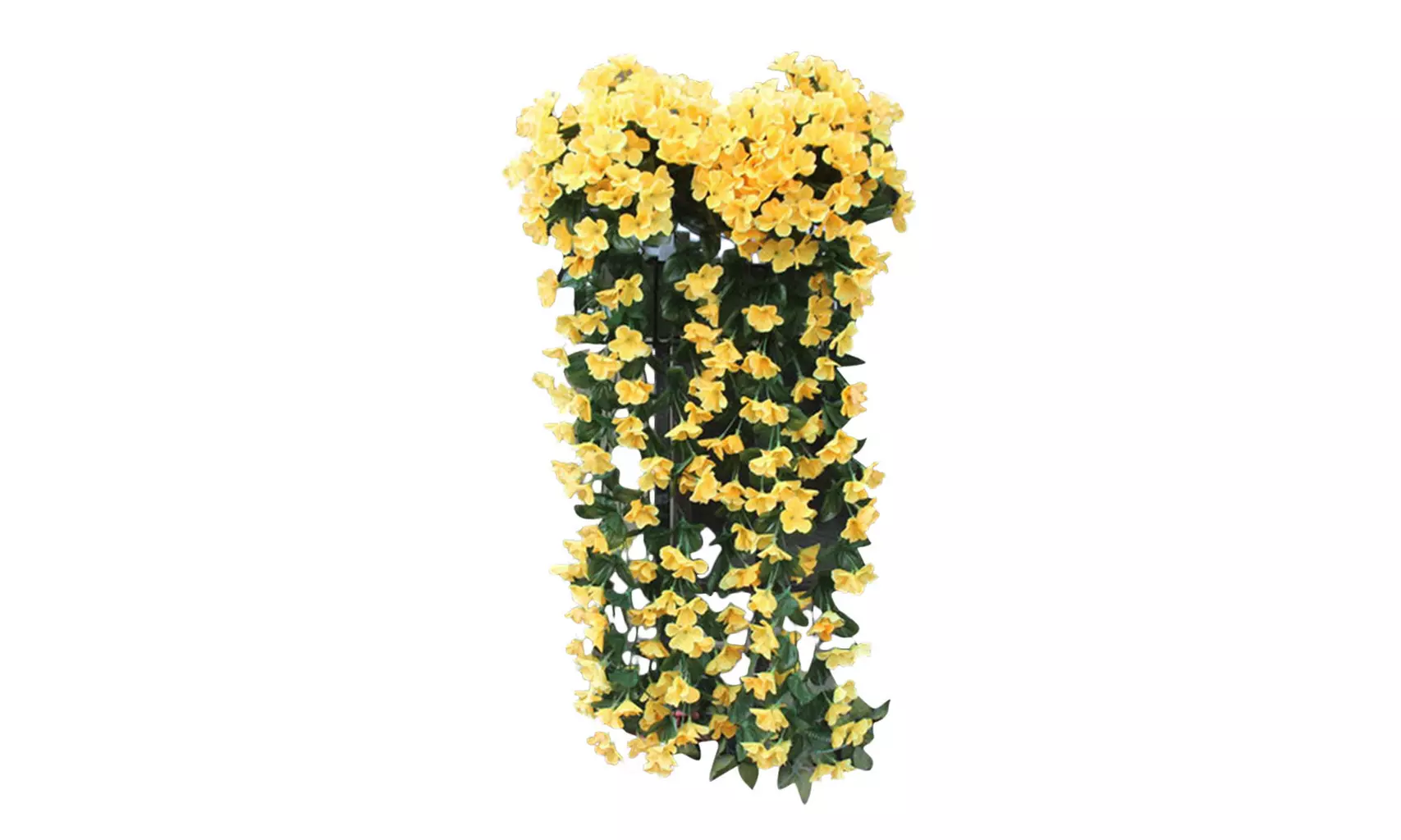 Hanging Flowers  Artificial Violet Flower Wall  Wisteria Basket Hanging - Second Medium