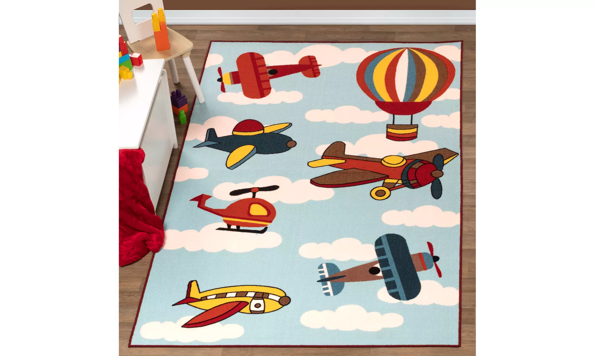 Superior Anti-Static Moth-Proof Non-Slip Lil Flyer washable Area Rug - Primary Image